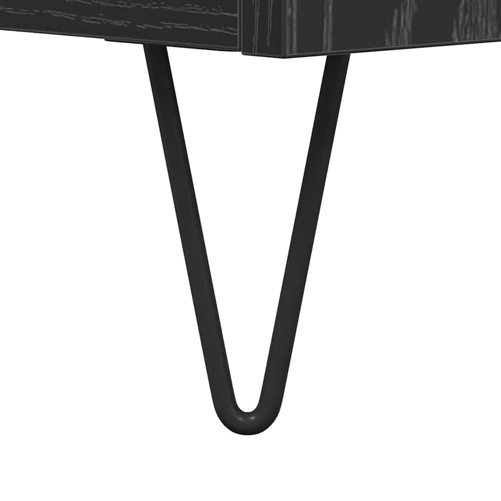 TV ormar Crni hrast 104 x 35 x 50 cm Konstruirano drvo