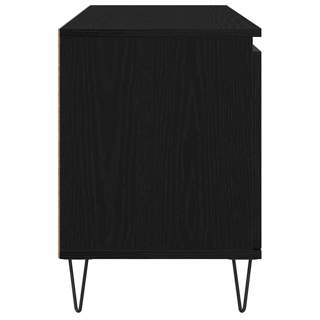 TV ormar Crni hrast 104 x 35 x 50 cm Konstruirano drvo