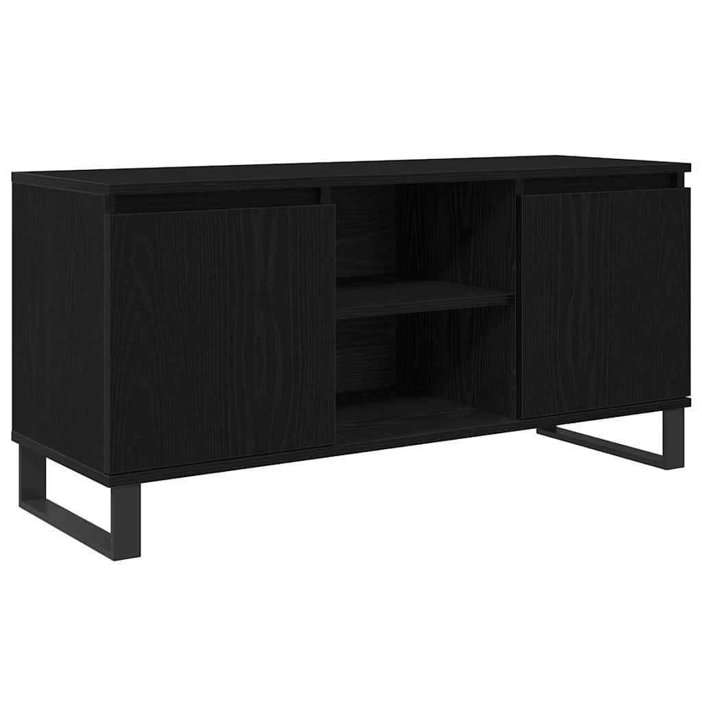 TV ormar Crni hrast 104 x 35 x 50 cm Konstruirano drvo