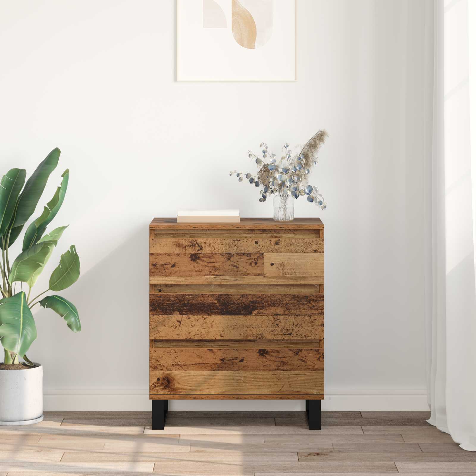 Kreveta s ladicama Staro drvo 60 x 35 x 70 cm Konstruirano drvo