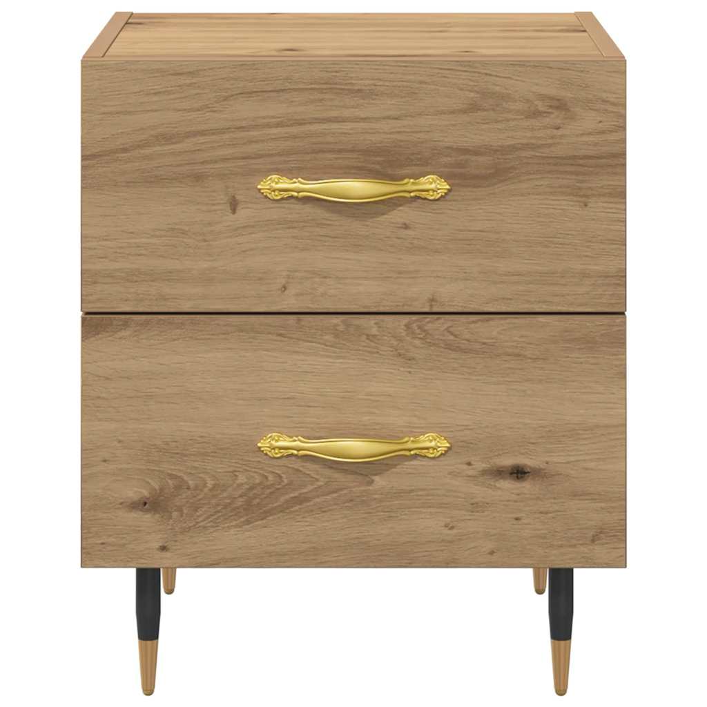 Noćni ormar s ladicama 2 pcs Umjetnički hrast 40 x 35 x 47,5 cm
