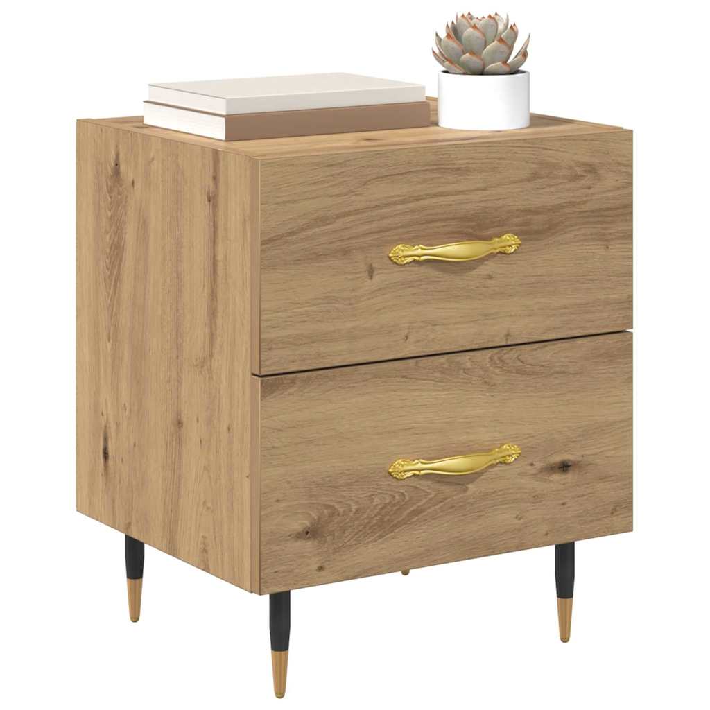 Noćni ormar s ladicama 2 pcs Umjetnički hrast 40 x 35 x 47,5 cm