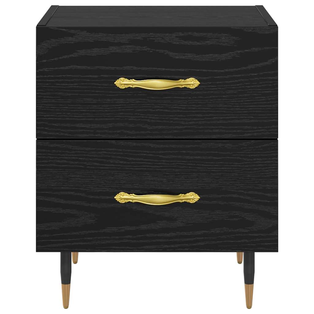 Noćni ormar Crni hrast 40 x 35 x 47,5 cm Konstruirano drvo