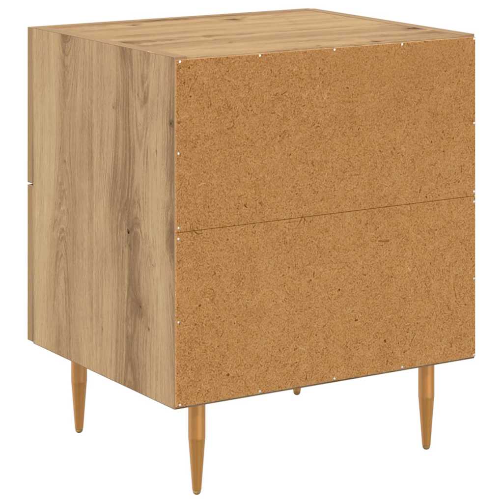 Noćni ormar s ladicama 2 pcs Umjetnički hrast 40 x 35 x 47,5 cm