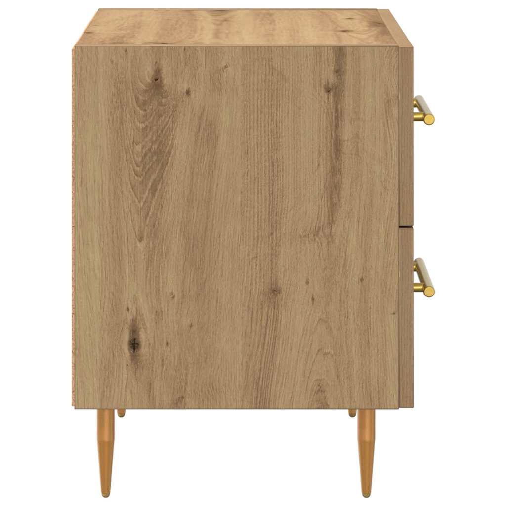 Noćni ormar s ladicama 2 pcs Umjetnički hrast 40 x 35 x 47,5 cm