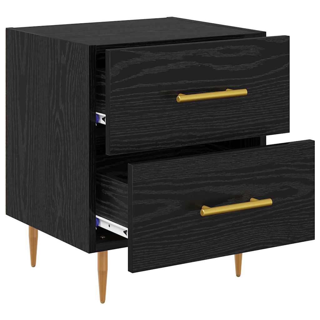 Noćni ormar Crni hrast 40 x 35 x 47,5 cm Konstruirano drvo