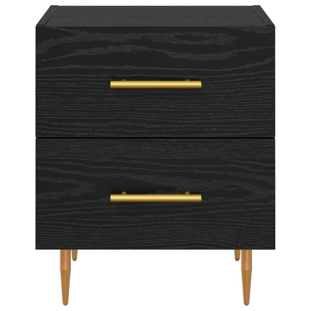 Noćni ormar Crni hrast 40 x 35 x 47,5 cm Konstruirano drvo