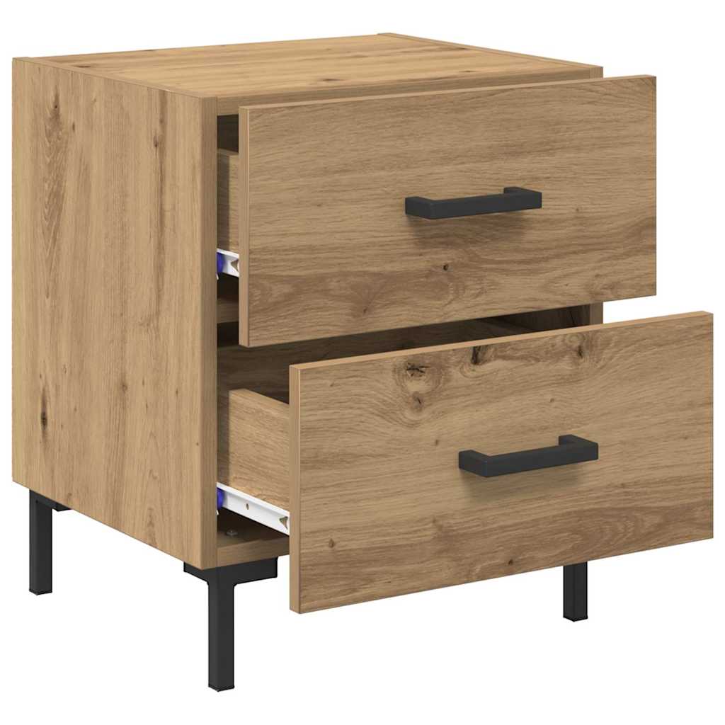 Noćni ormar s ladicama 2 pcs Umjetnički hrast 40 x 35 x 47,5 cm