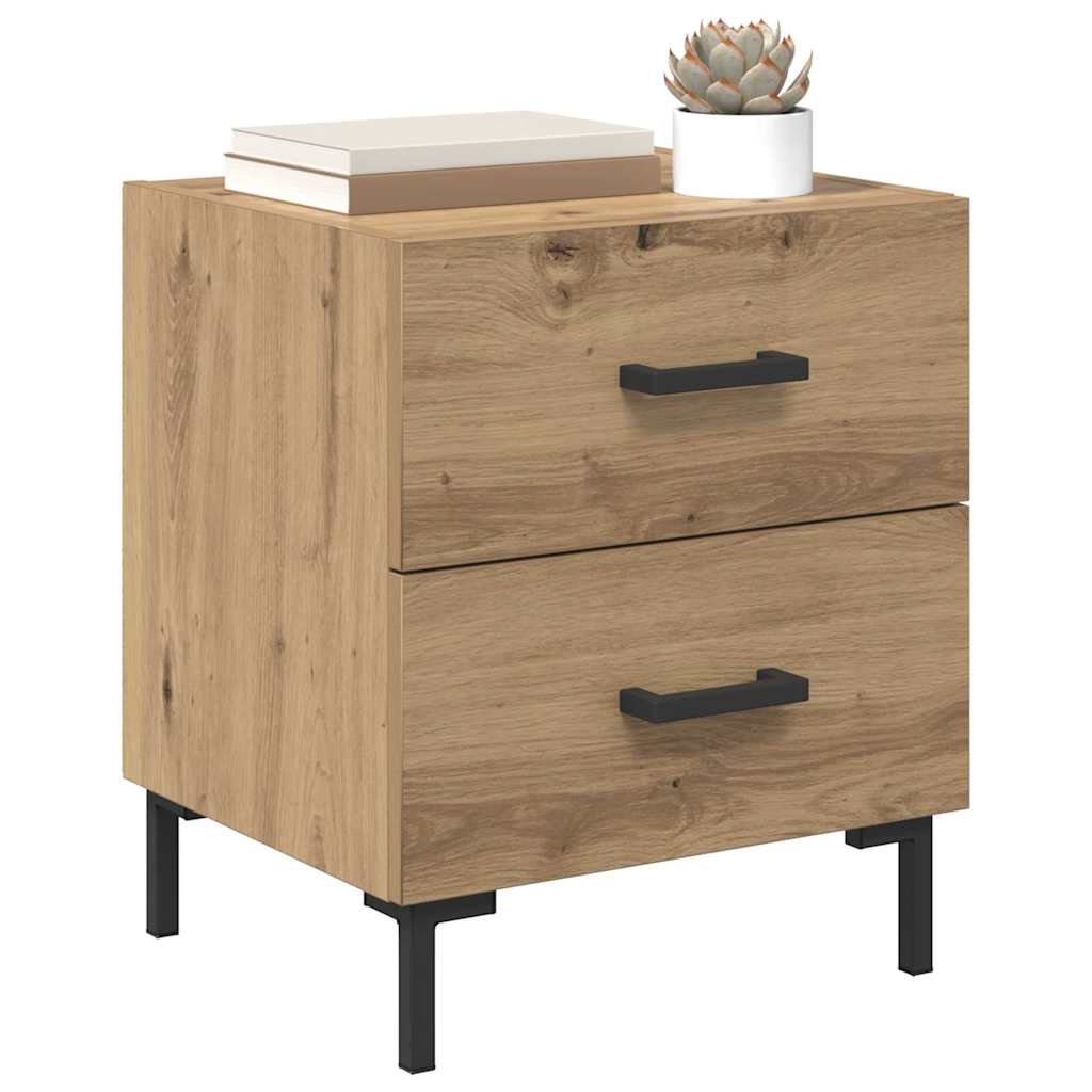 Noćni ormar s ladicama 2 pcs Umjetnički hrast 40 x 35 x 47,5 cm