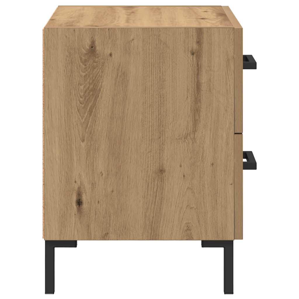 Noćni ormar s ladicama 2 pcs Umjetnički hrast 40 x 35 x 47,5 cm