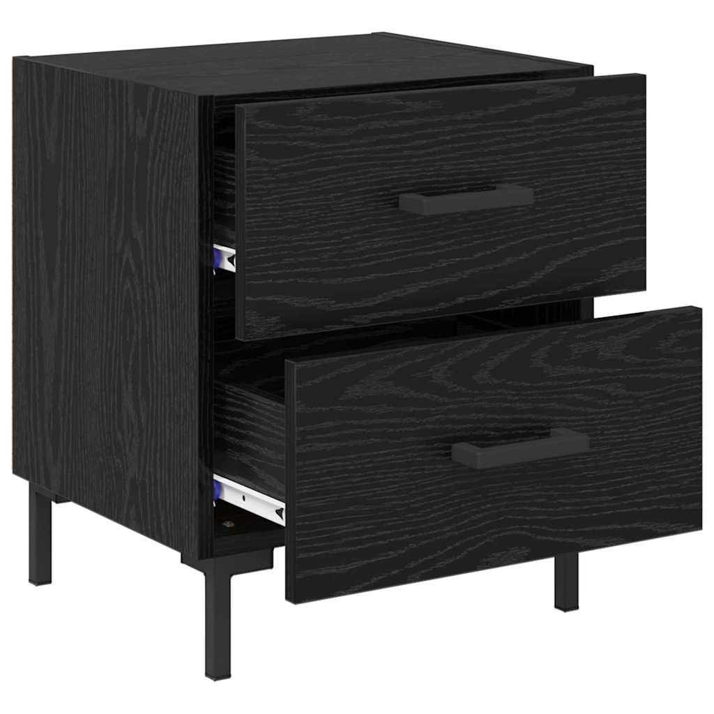 Noćni ormar Crni hrast 40 x 35 x 47,5 cm Konstruirano drvo