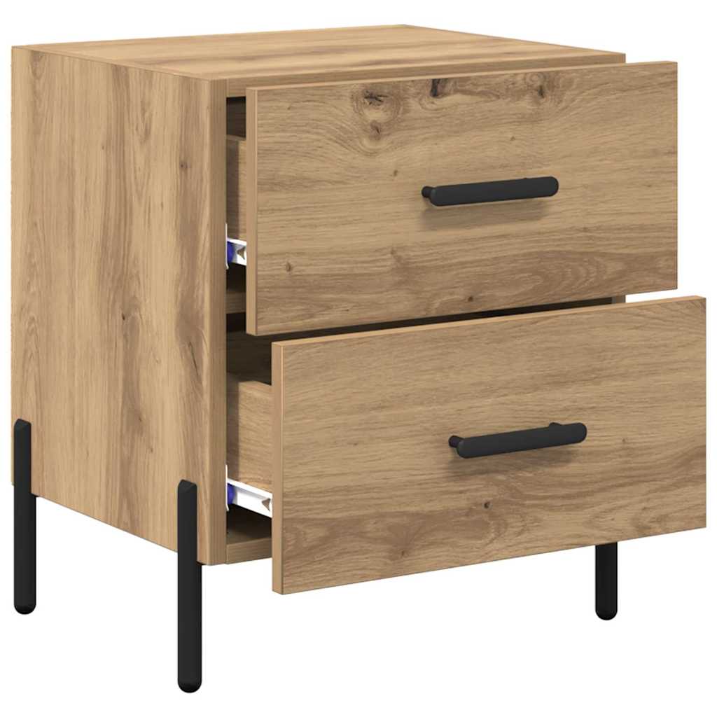 Noćni ormar s ladicama 2 pcs Umjetnički hrast 40 x 35 x 47,5 cm
