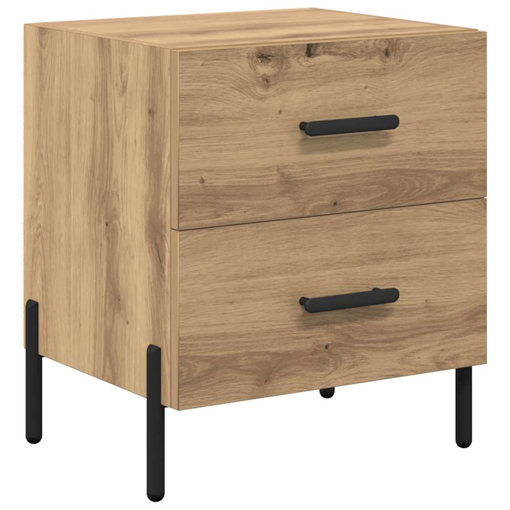 Noćni ormar s ladicama 2 pcs Umjetnički hrast 40 x 35 x 47,5 cm