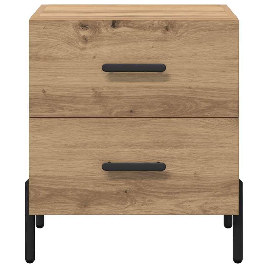 Noćni ormar s ladicama 2 pcs Umjetnički hrast 40 x 35 x 47,5 cm