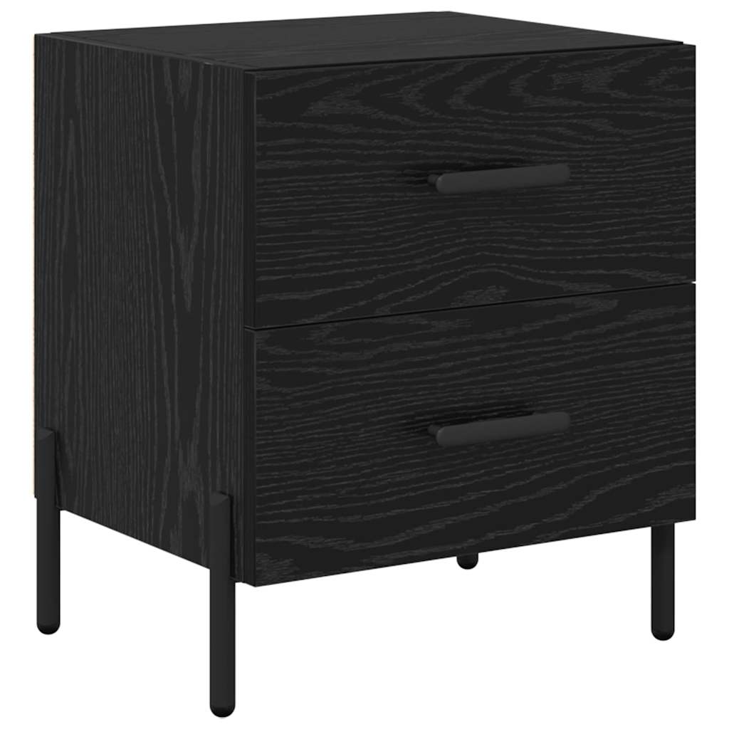 Noćni ormar Crni hrast 40 x 35 x 47,5 cm Konstruirano drvo