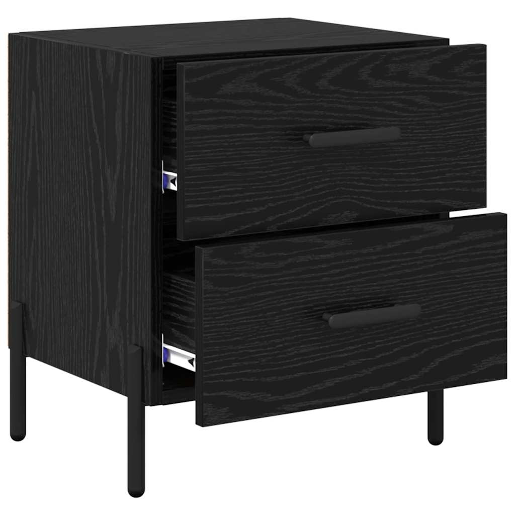 Noćni ormar Crni hrast 40 x 35 x 47,5 cm Konstruirano drvo