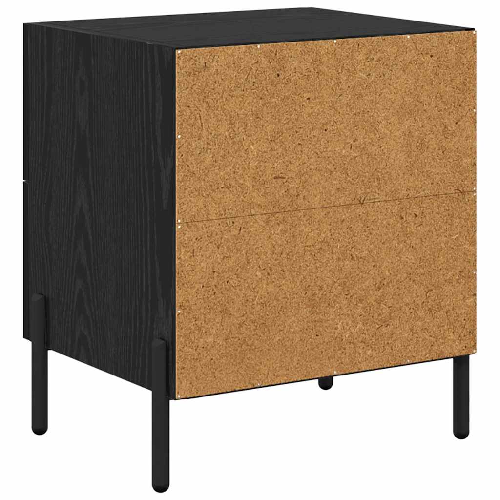 Noćni ormar Crni hrast 40 x 35 x 47,5 cm Konstruirano drvo