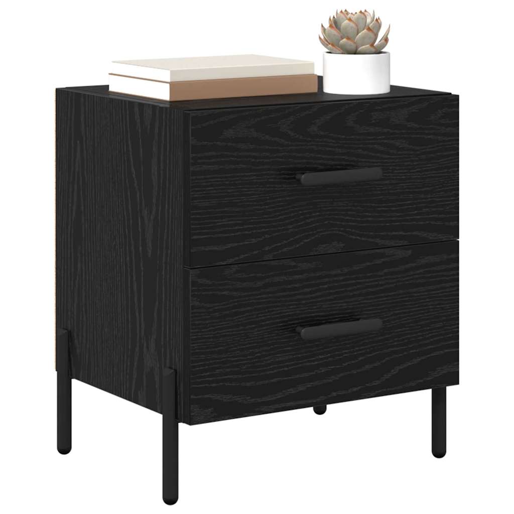Noćni ormar Crni hrast 40 x 35 x 47,5 cm Konstruirano drvo