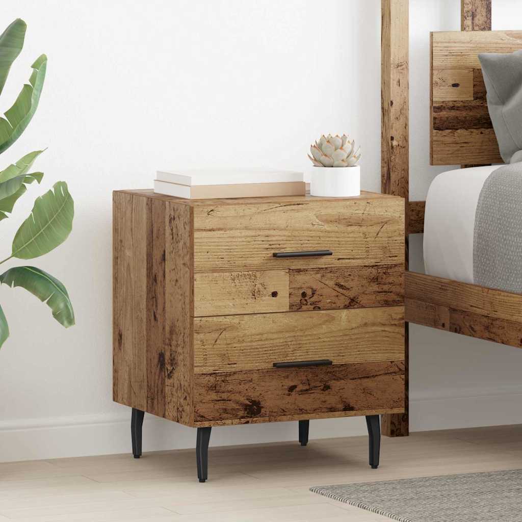 Noćni ormar Staro drvo 40 x 35 x 47,5 cm Konstruirano drvo