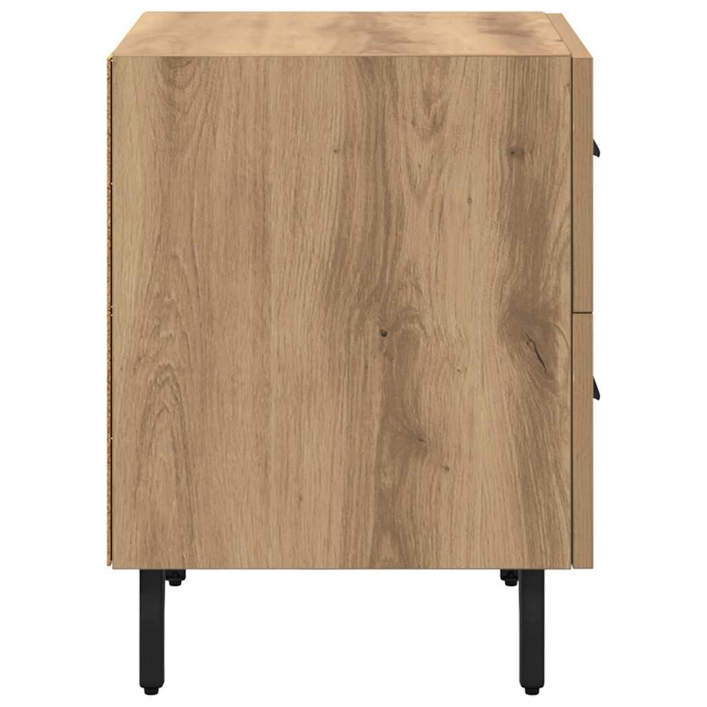 Noćni ormar s ladicama 2 pcs Umjetnički hrast 40 x 35 x 47,5 cm