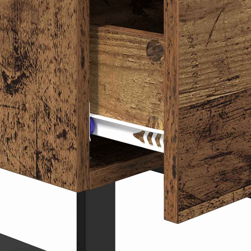 Noćni ormar Staro drvo 40 x 35 x 47,5 cm Konstruirano drvo
