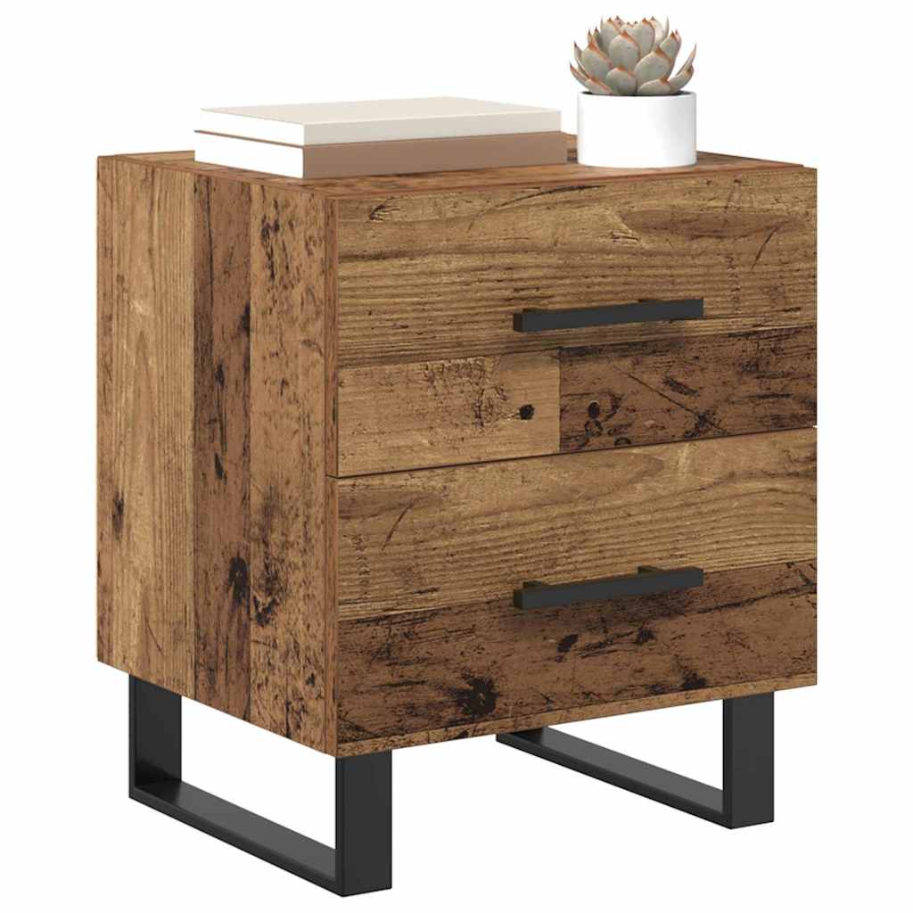 Noćni ormar Staro drvo 40 x 35 x 47,5 cm Konstruirano drvo
