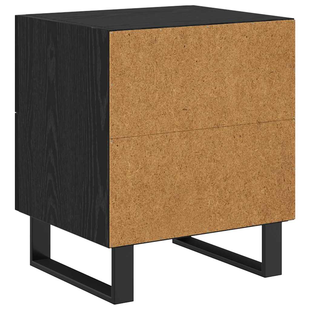 Noćni ormar Crni hrast 40 x 35 x 47,5 cm Konstruirano drvo