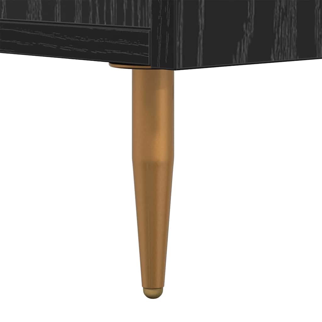 Noćni ormarić 2 pcs Crna 40 x 35 x 47,5 cm Konstruirano drvo