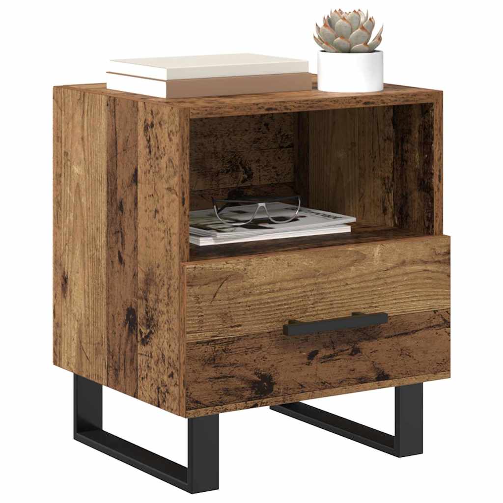 Noćni ormar Staro drvo 40 x 35 x 47,5 cm Konstruirano drvo