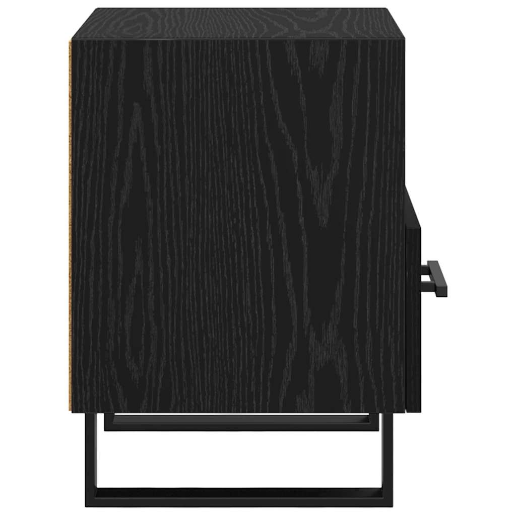 Noćni ormar s ladicama 2 pcs Crni hrast 40 x 35 x 47,5 cm