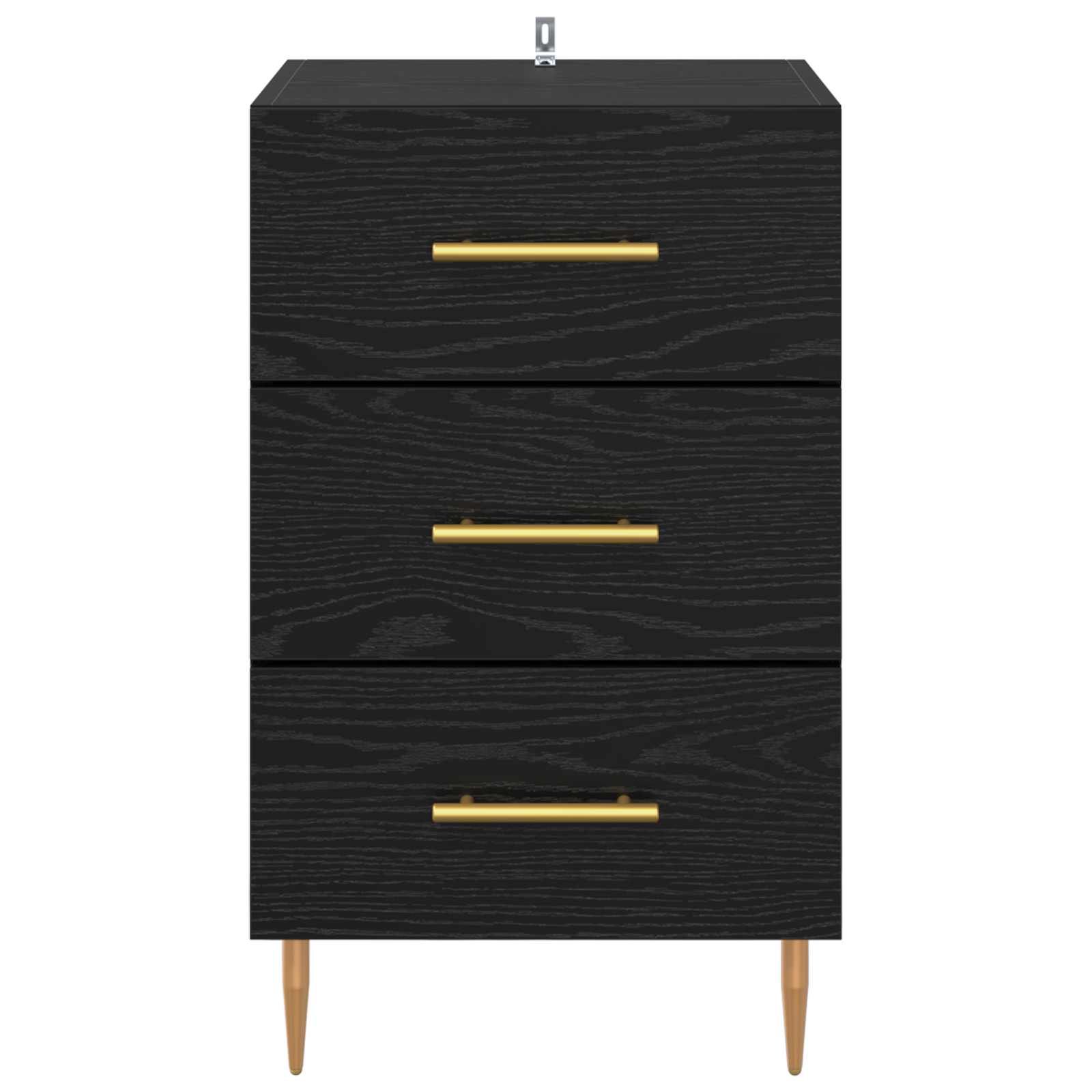 Noćni ormar Crni hrast 40 x 40 x 66 cm Konstruirano drvo