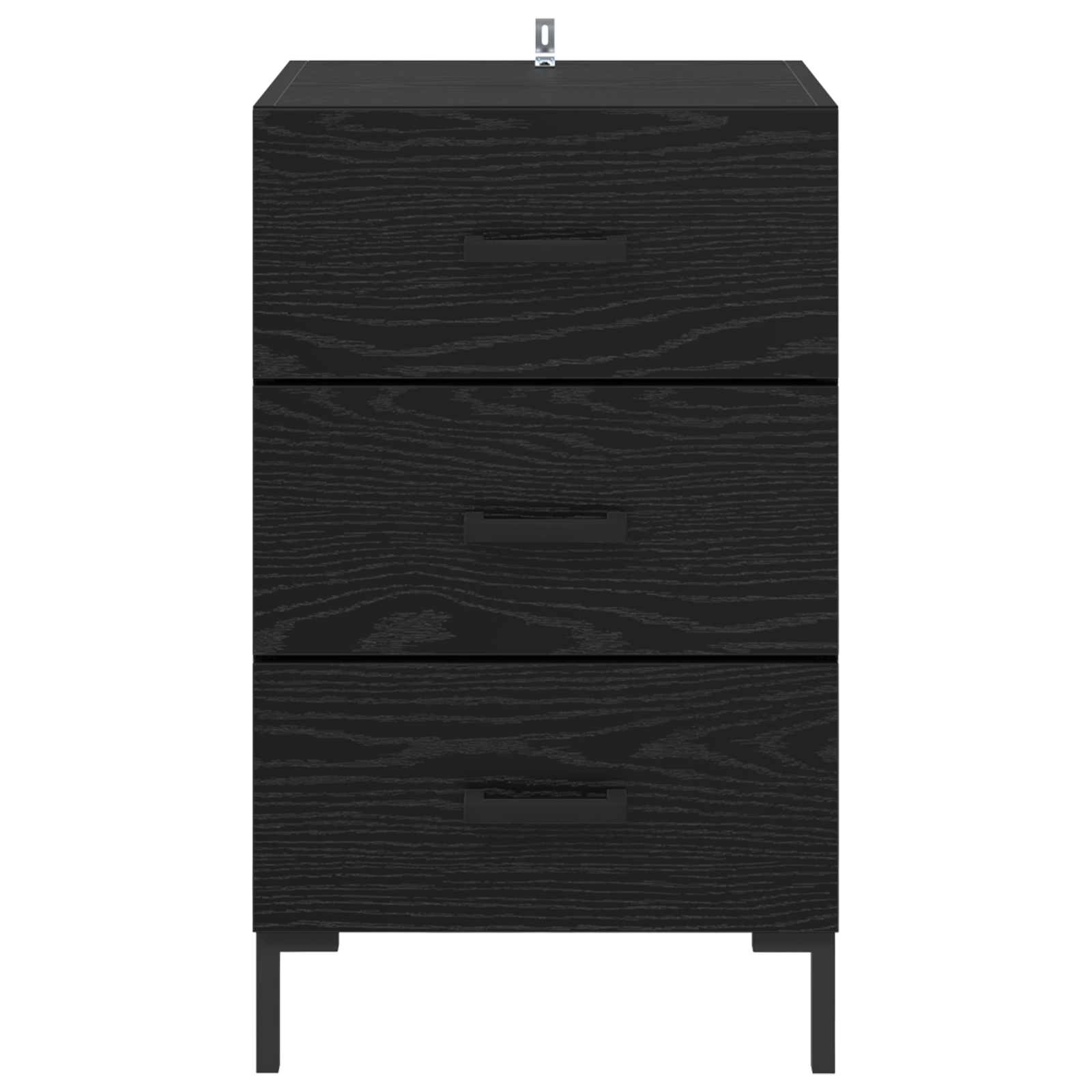 Noćni ormar Crni hrast 40 x 40 x 66 cm Konstruirano drvo
