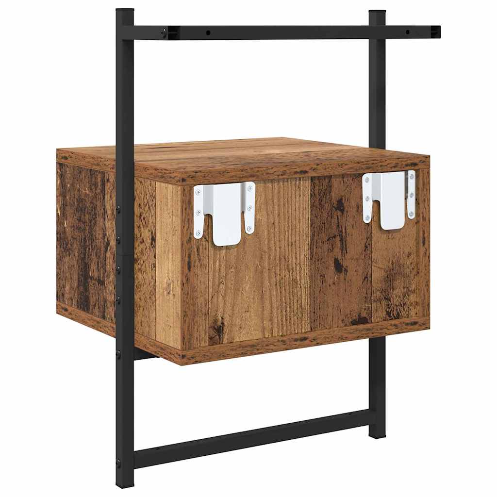 Noćni ormar Staro drvo 35 x 30 x 51 cm Konstruirano drvo