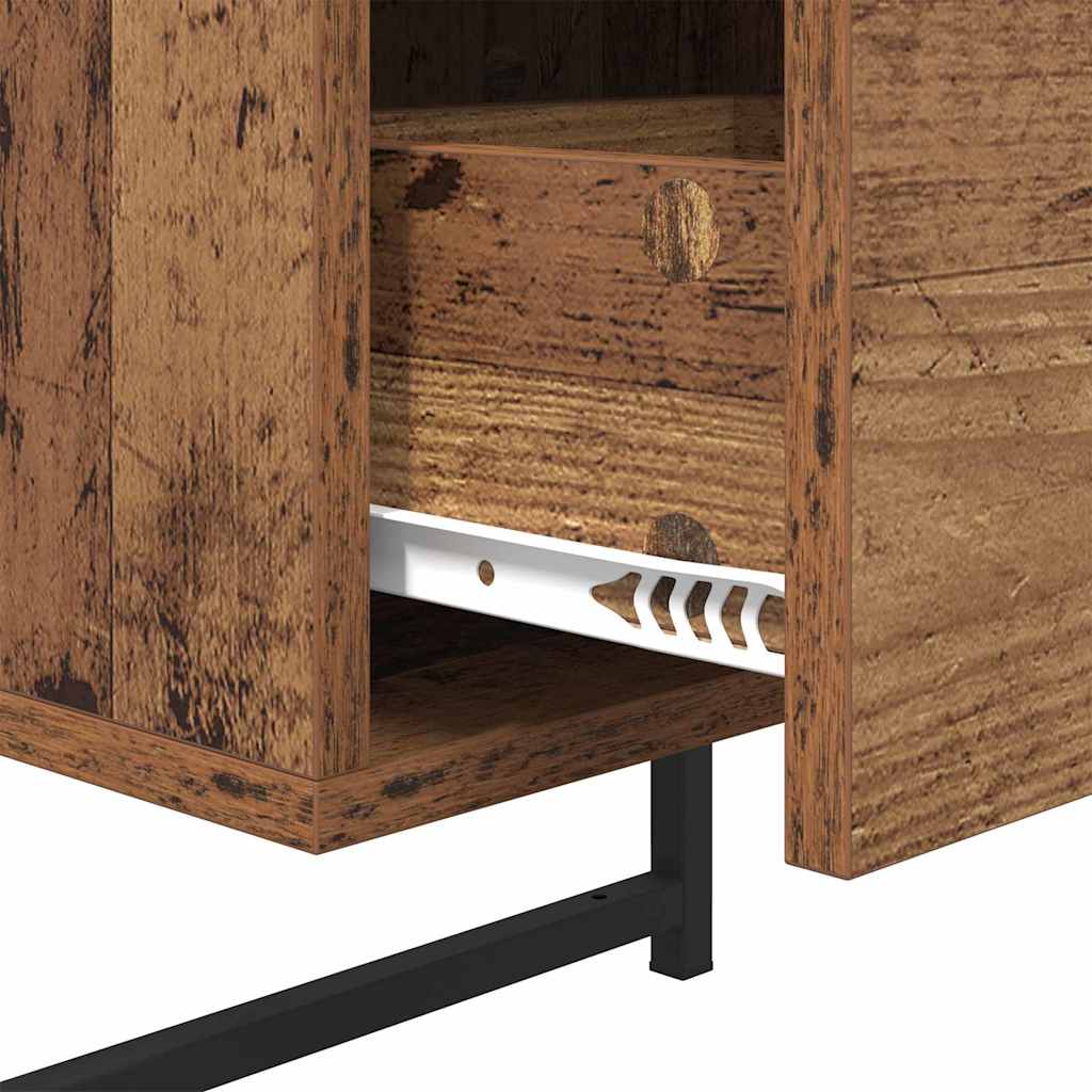 Noćni ormar 2 pcs Staro drvo 35 x 30 x 51 cm Konstruirano drvo