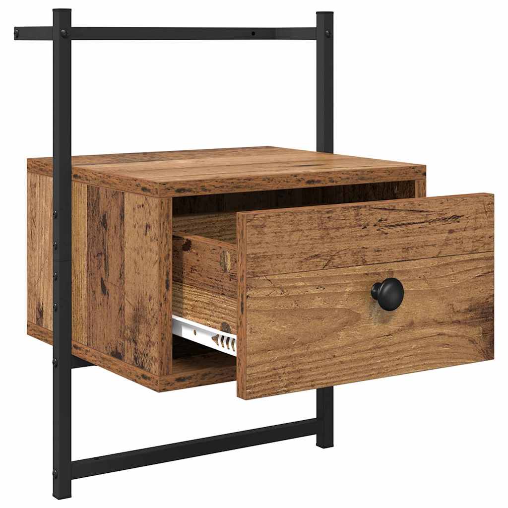 Noćni ormar 2 pcs Staro drvo 35 x 30 x 51 cm Konstruirano drvo