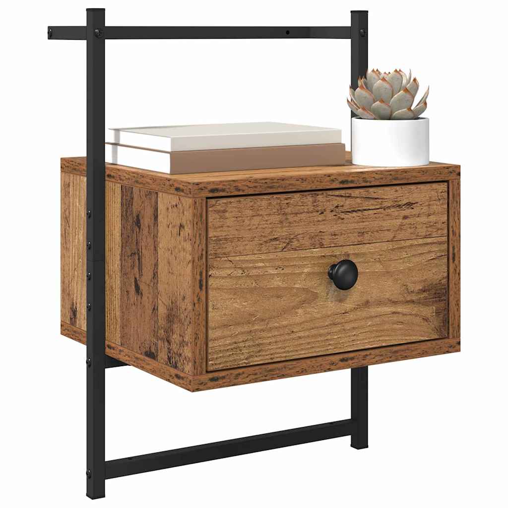 Noćni ormar 2 pcs Staro drvo 35 x 30 x 51 cm Konstruirano drvo