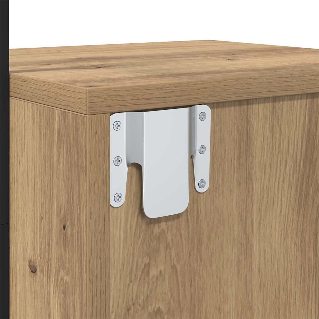 Noćni ormar s ladicama 2 pcs Umjetnički hrast 35 x 30 x 51 cm
