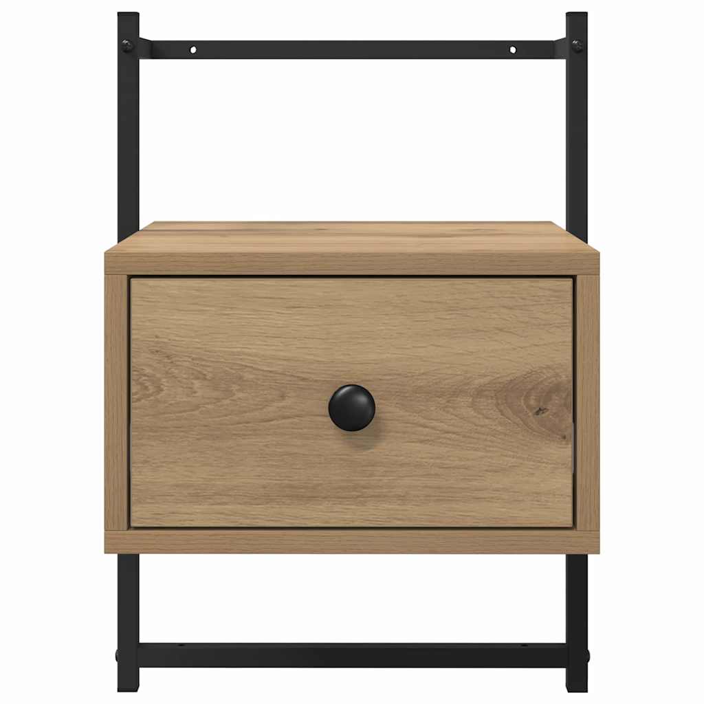 Noćni ormar s ladicama 2 pcs Umjetnički hrast 35 x 30 x 51 cm