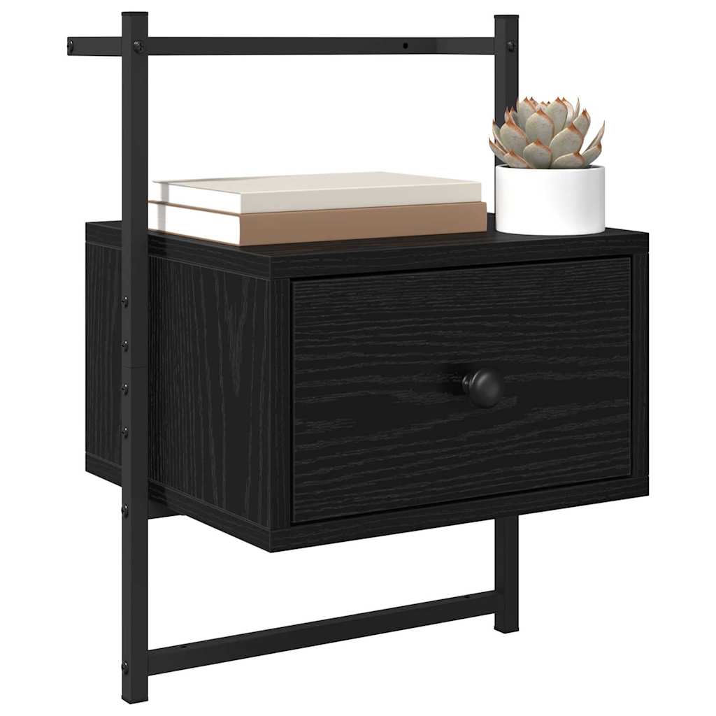 Noćni ormar Crni hrast 35 x 30 x 51 cm Konstruirano drvo