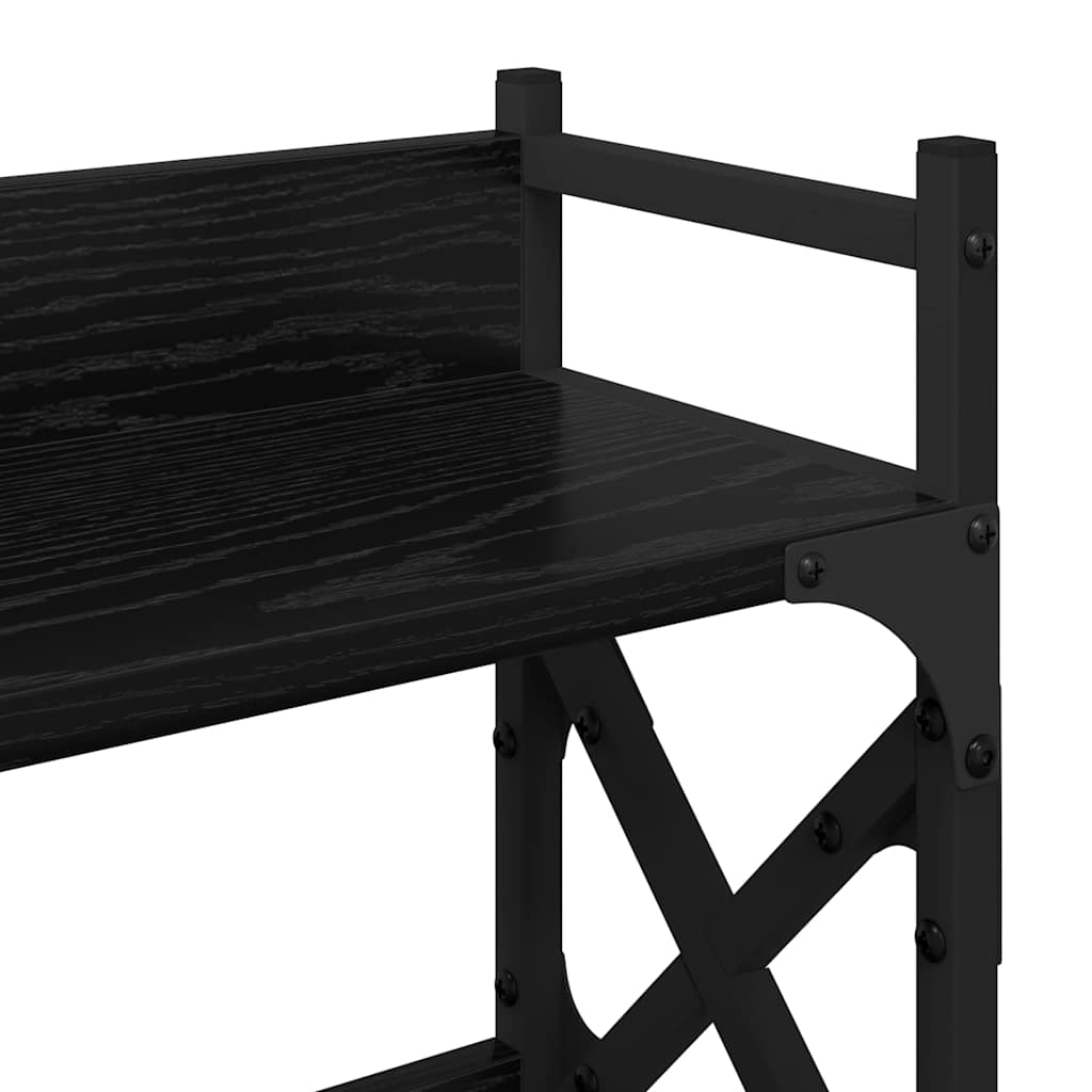 Držač za printer Crni hrast 40 x 20 x 40 cm Konstruirano drvo