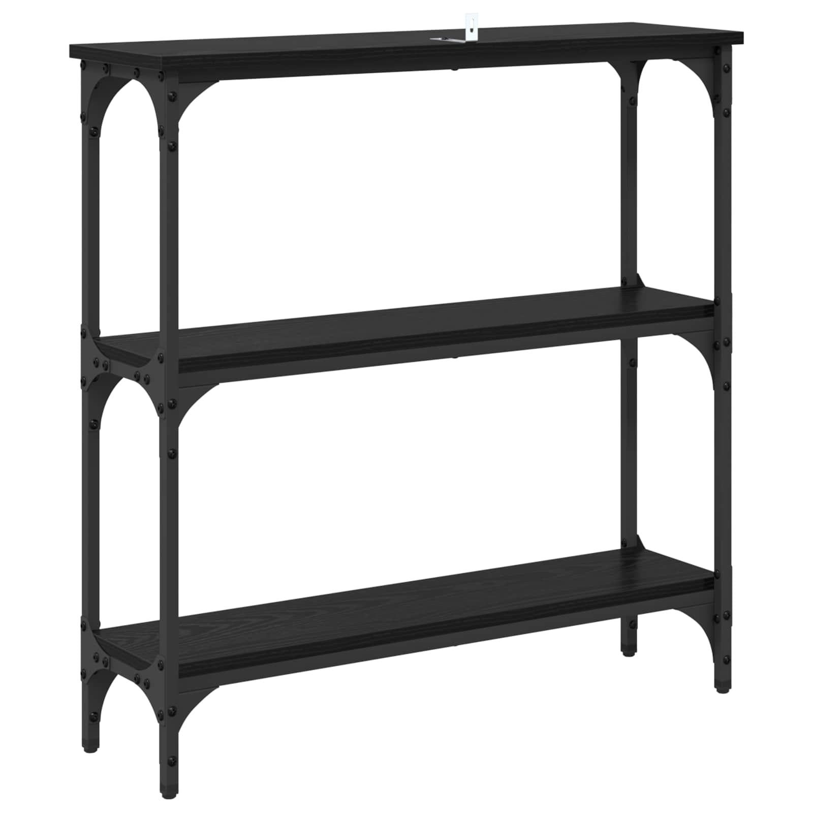 Konzolna stolica Crni hrast 75 x 22,5 x 75 cm Konstruirano drvo