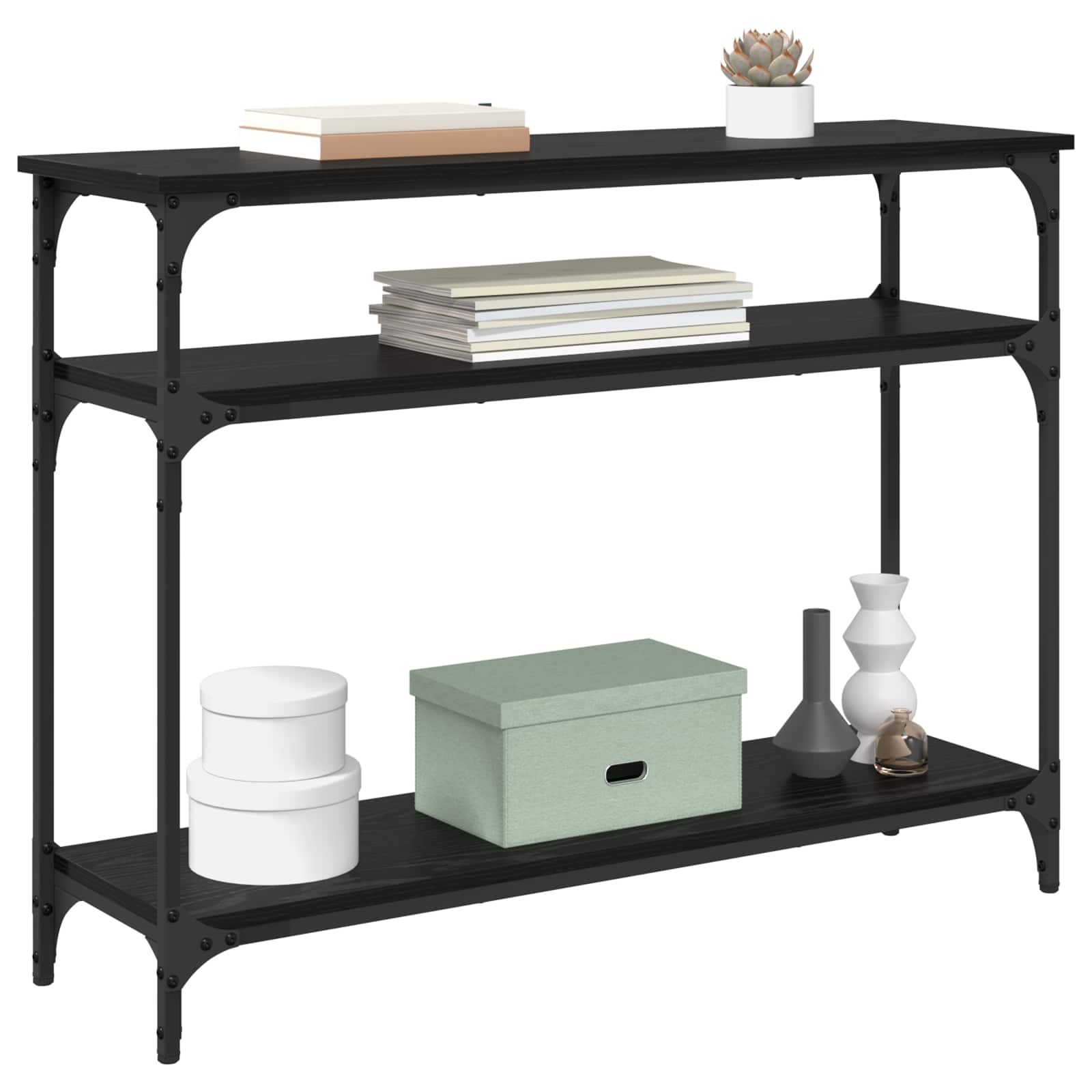 Konzolna stolica Crni hrast 100 x 29 x 75 cm Konstruirano drvo