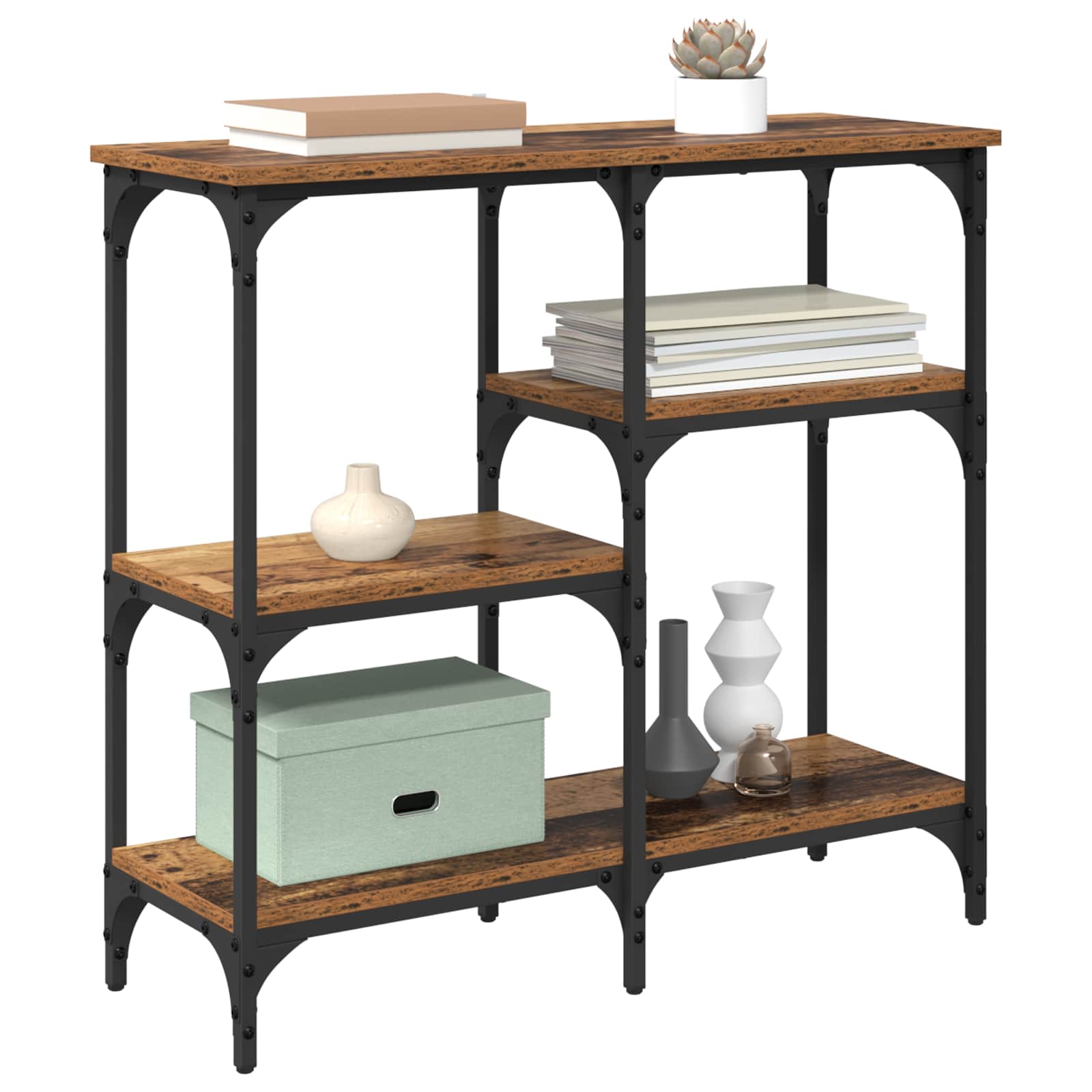 Konzolna stolica Staro drvo 80 x 29 x 75 cm Konstruirano drvo