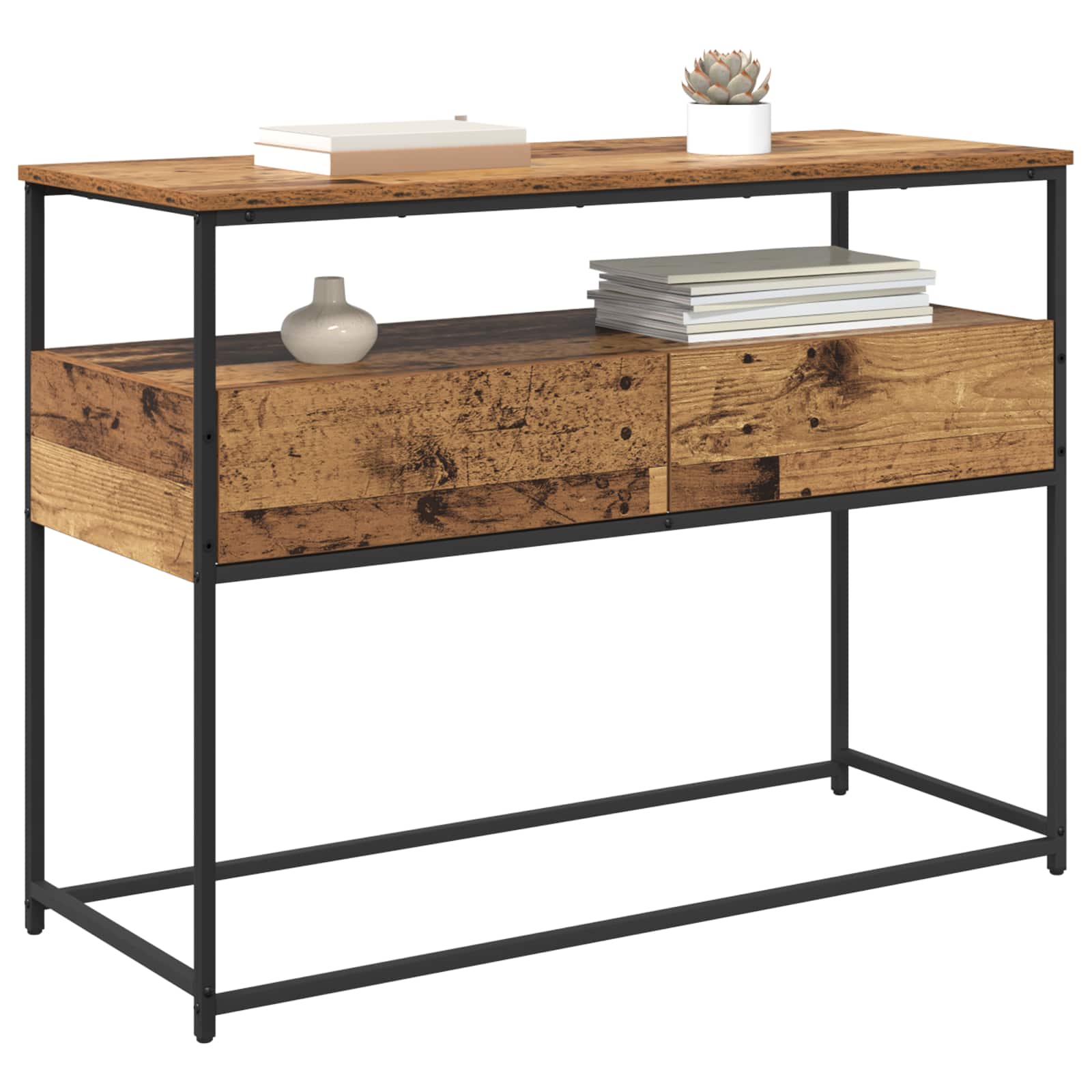 Konzolna stolica Staro drvo 100 x 40 x 75 cm Konstruirano drvo