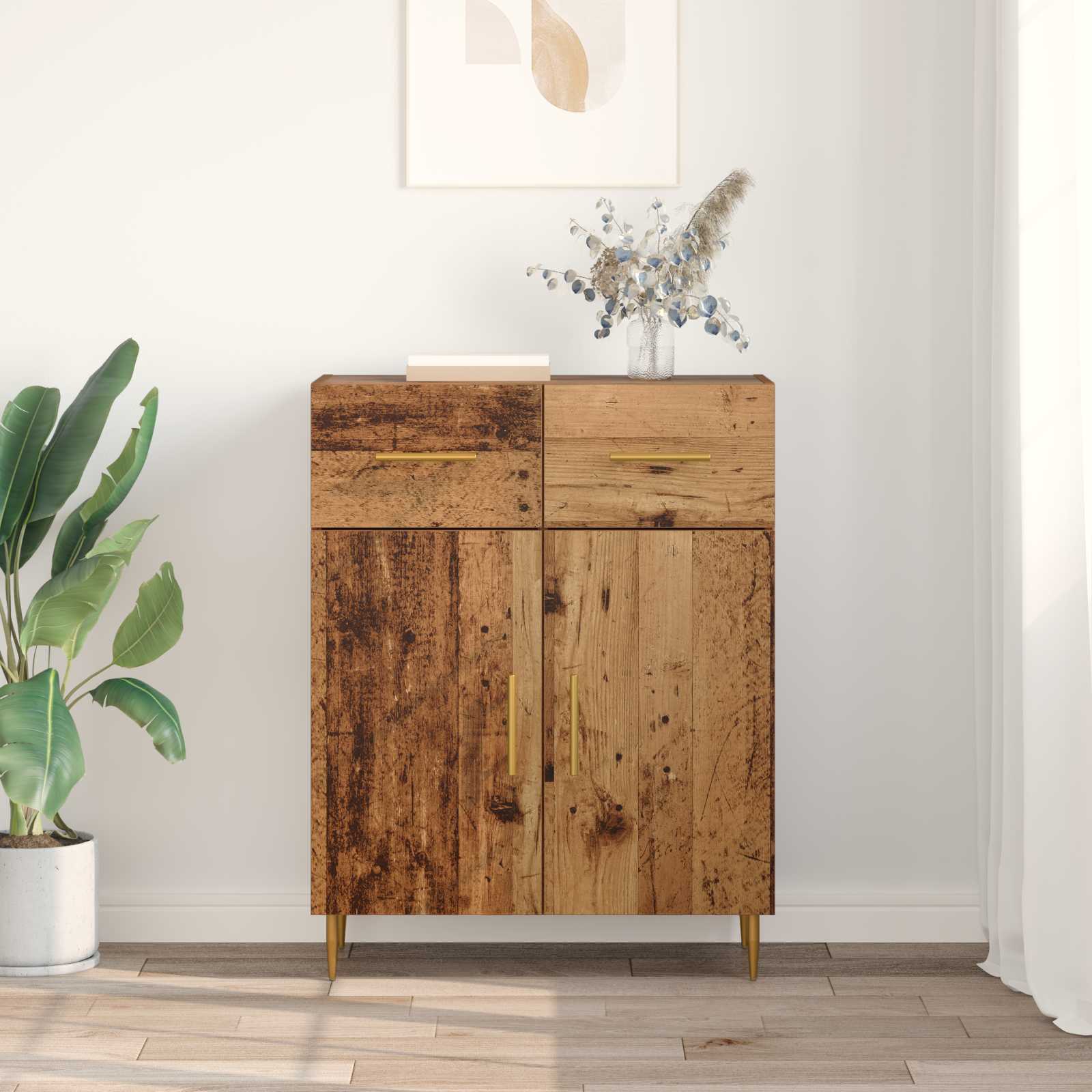 Kreveta Staro drvo 69,5 x 34 x 90 cm Konstruirano drvo