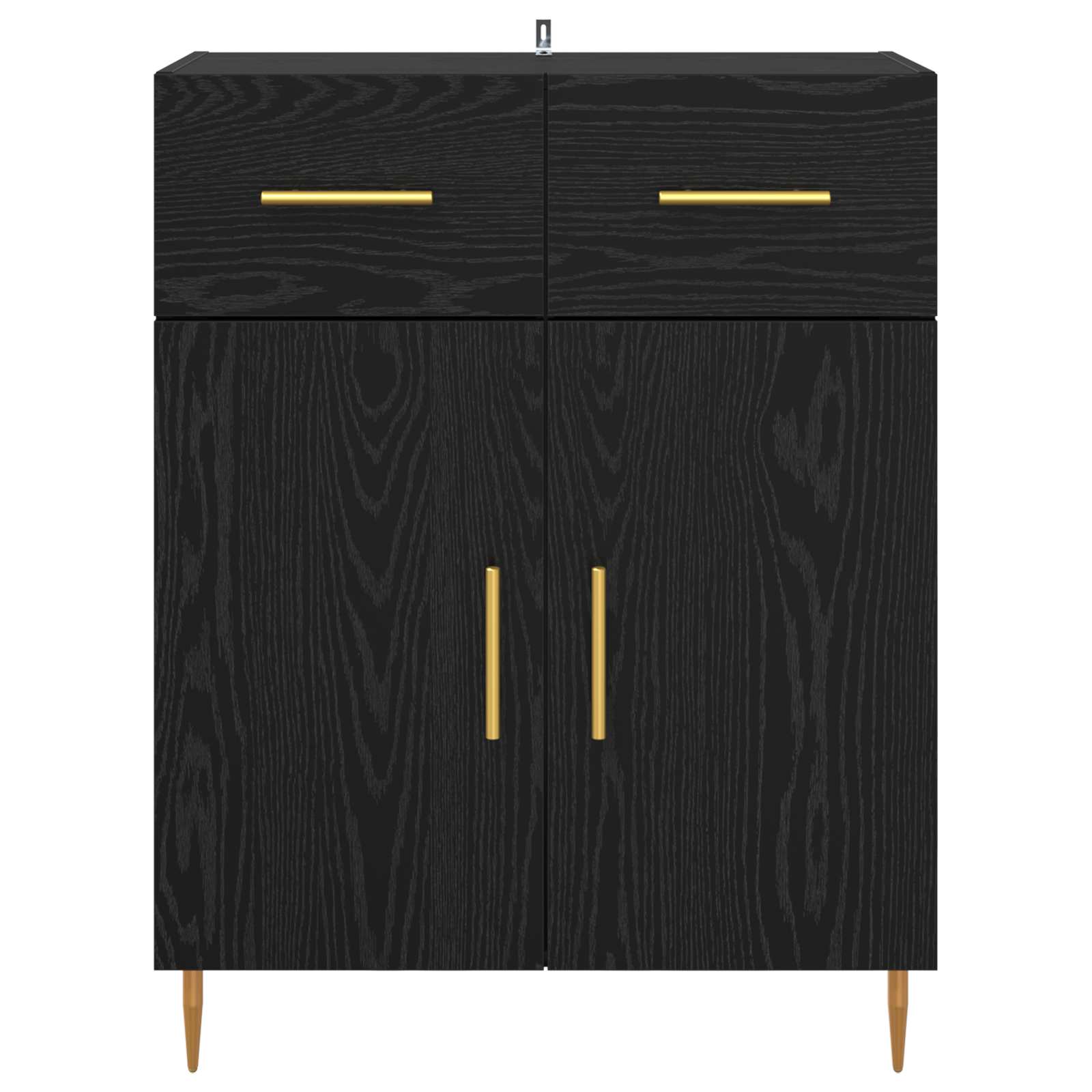 Kreveta Crni hrast 69,5 x 34 x 90 cm Konstruirano drvo