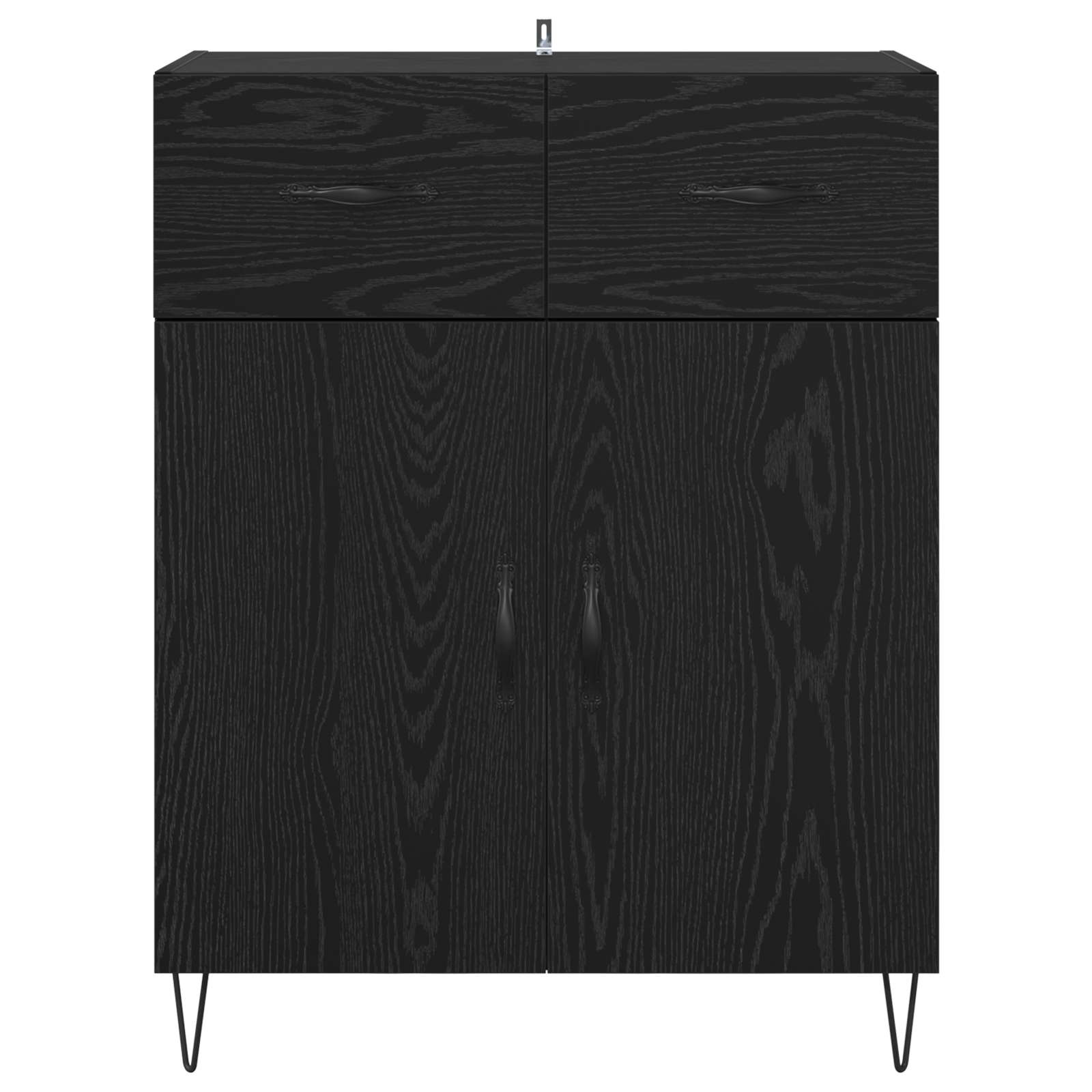 Kreveta Crni hrast 69,5 x 34 x 90 cm Konstruirano drvo