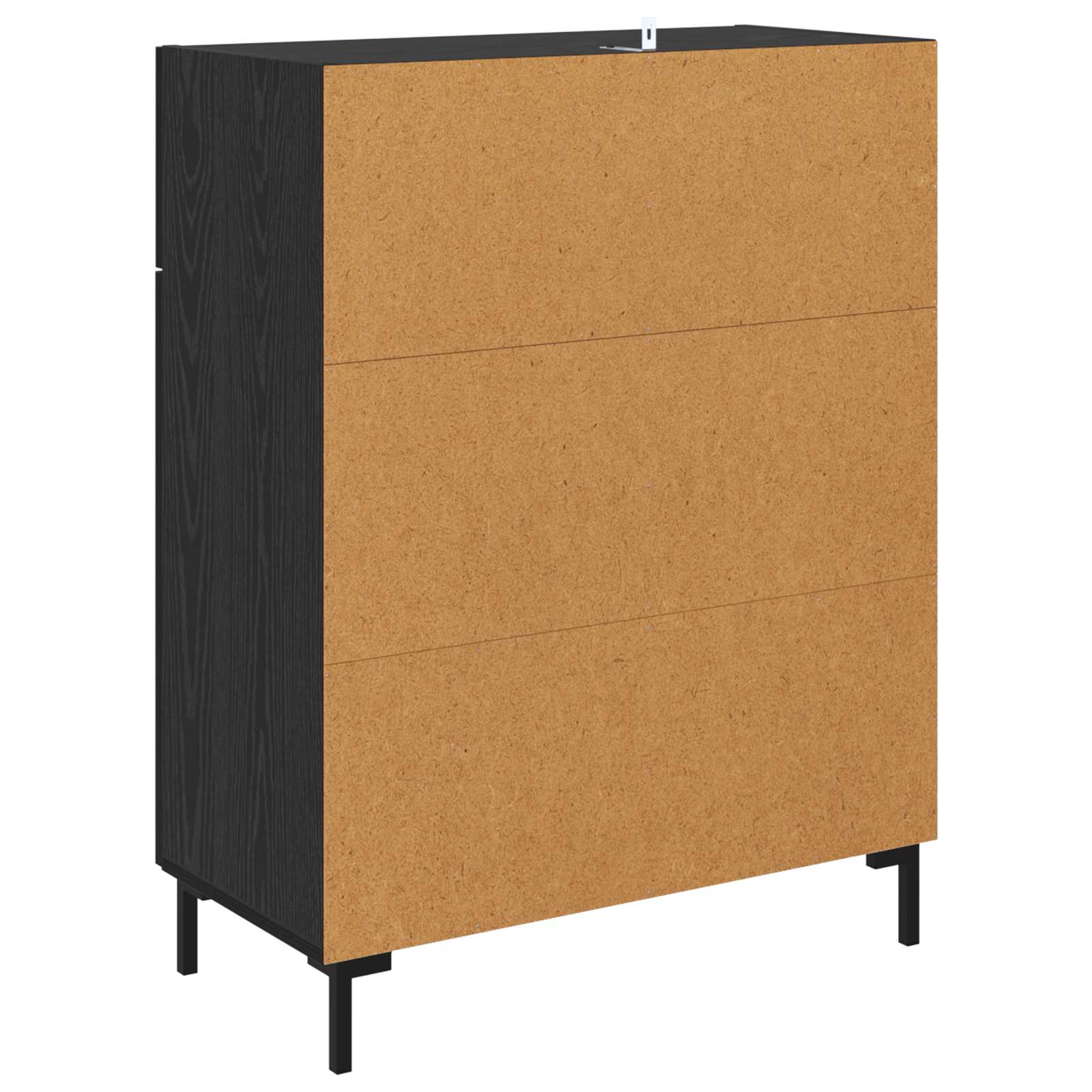 Kreveta Crni hrast 69,5 x 34 x 90 cm Konstruirano drvo
