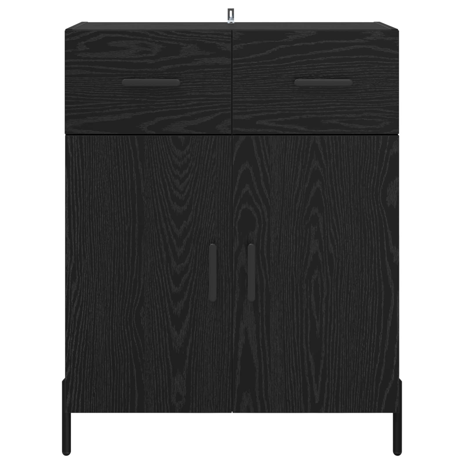 Kreveta Crni hrast 69,5 x 34 x 90 cm Konstruirano drvo
