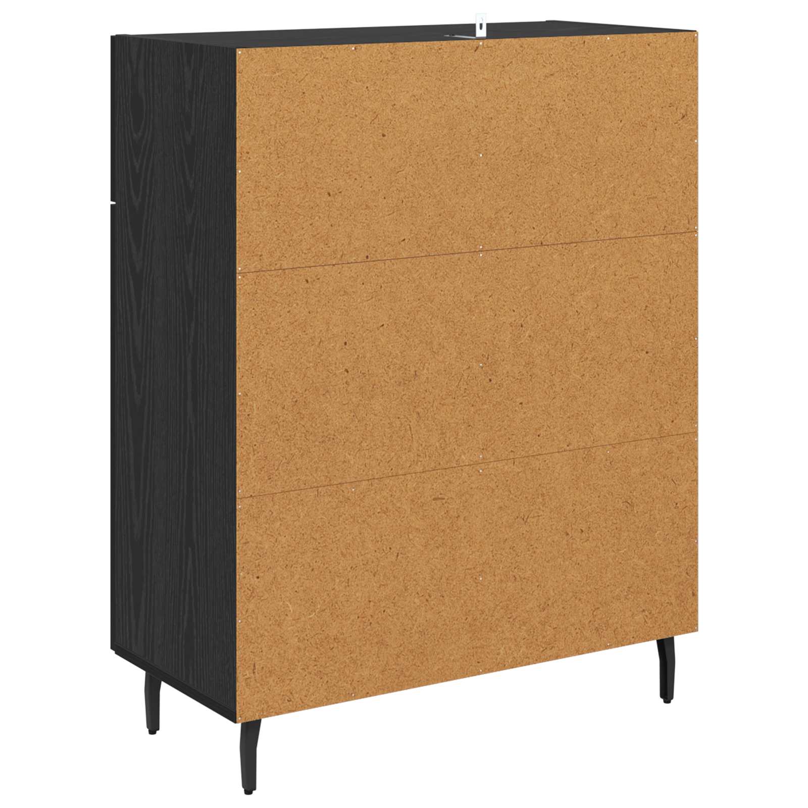 Kreveta Crni hrast 69,5 x 34 x 90 cm Konstruirano drvo